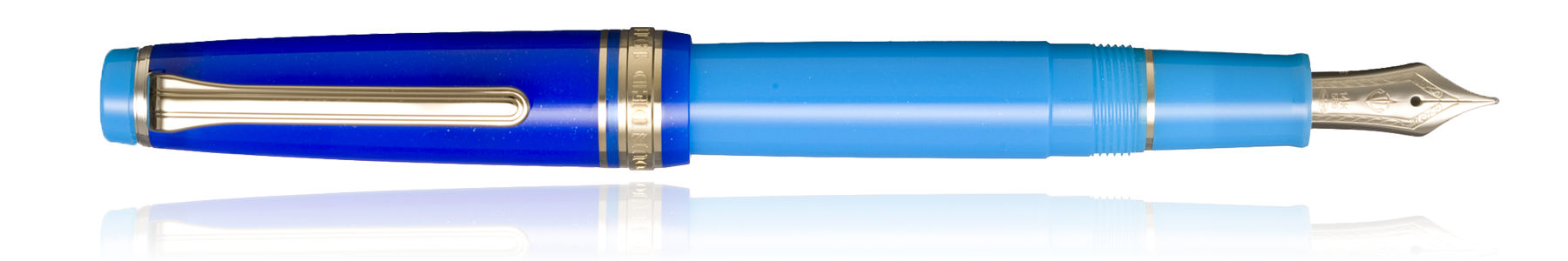 Sailor Professional Gear Blue Quasar Slim Fountain Pens