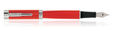 Conklin Herringbone Signature Fountain Pens in Red
