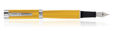 Conklin Herringbone Signature Fountain Pens in Yellow