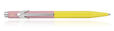 Caran dAche 849 Paul Smith Edition 4 Ballpoint Pens in Chartreuse/Rose