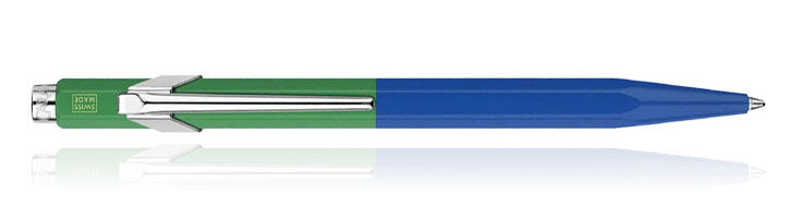 Cobalt/Emerald Caran dAche 849 Paul Smith Edition 4 Ballpoint Pens