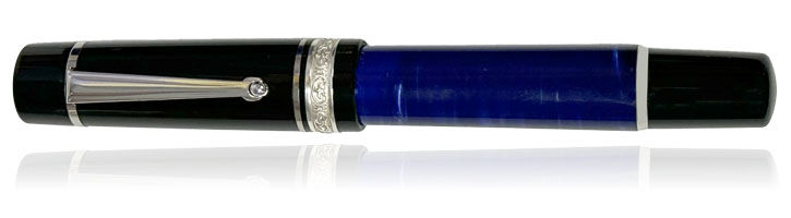 Lapis Lazuli / Black Delta Exclusive DV Original Mid Size Fountain Pens