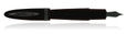 Pineider Modern Times Fountain Pens in Black / Black