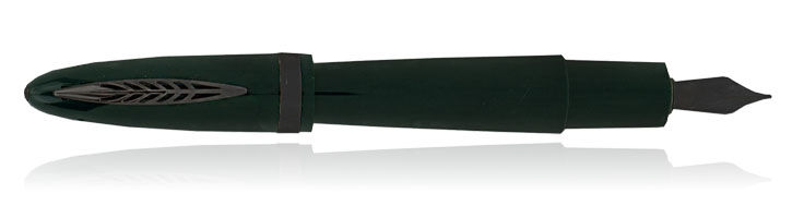 British Green / Black Pineider Modern Times Fountain Pens