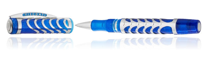 Blue Visconti Skeleton 2023 Rollerball Pens