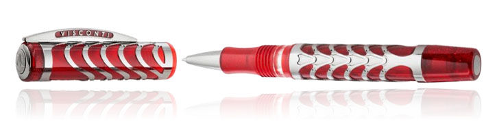 Red Visconti Skeleton 2023 Rollerball Pens