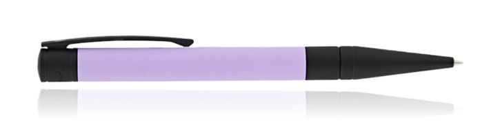 Lilac/Matte Black S.T. Dupont D-Initial Velvet  Ballpoint Pens