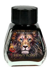 Lion's Roar (Shimmering) Van Diemans Ink Feline 30ml Fountain Pen Ink