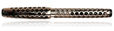 Pineider La Grande Bellezza Honeycomb Fountain Pens in Rose Gold / Black trim