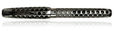 Pineider La Grande Bellezza Honeycomb Fountain Pens in Silver / Black trim