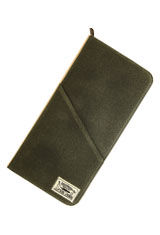 Army Green Esterbrook 40-Pen Zipper Canvas Pen Carrying Cases