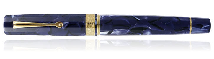 Blue Royale / Gold trim Omas Paragon Fountain Pens