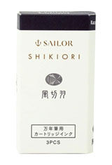 Sailor Shikiori Fairytale Cartridge 3pk Fountain Pen Ink
