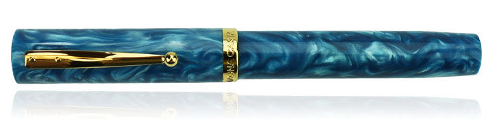 Sky Blue / Gold trim Magna Carta Mag 1000 Fountain Pens