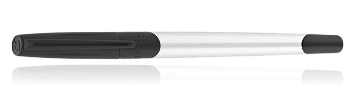 Brushed Chrome S.T. Dupont Defi Millennium Stealth Fountain Pens