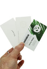 Panda - White Animal Farm Wearingeul Ink Swatch Card Memo & Notebooks