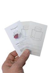 Tracing - Vertical Wearingeul Ink Swatch Card Memo & Notebooks