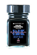 Deep Blue to Pink Monteverde Color Changing Collection Fountain Pen Ink