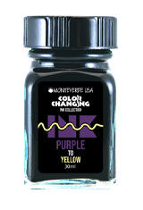 Purple to Yellow Monteverde Color Changing Collection Fountain Pen Ink