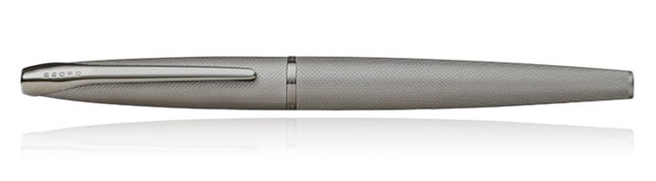 Sandblasted Titanium Gray Cross ATX Rollerball Pens