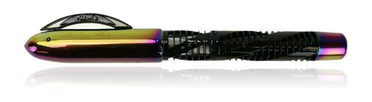 Shiny Rainbow Conklin Nozac Futura 125th Anniversary Fountain Pens