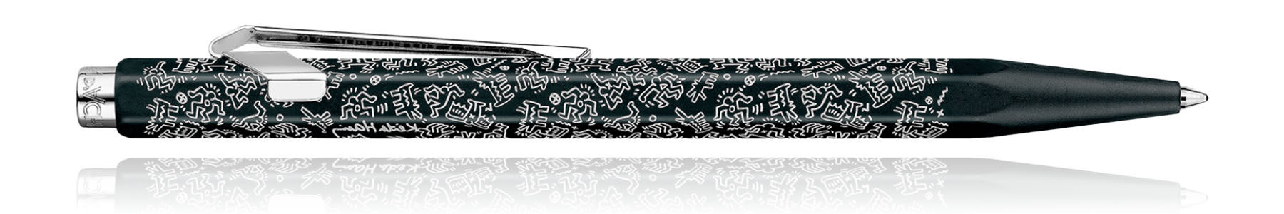 Caran d'Ache x Keith Haring Special Edition 849 White Ballpoint Pen