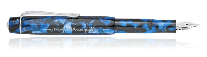 Kaweco ART Sport Fountain Pen - 2023 Release - Pebble Blue, Rhodium Trim
