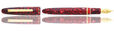 Esterbrook Bundle Box Fountain Pens in Estie Scarlet Gold / Blue Sleeve