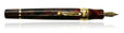 Stipula DaVinci Capless Celluloid Fountain Pens in Amber Celluloid