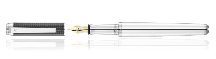 Carbon Fiber / 18kt gold nib Waldmann Carbon Fiber Limited Edition Fountain Pens