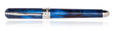 Pineider Avatar UR Mini Rollerball Pens in Red Blue Solidate