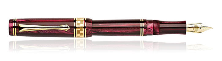 Ruby Nettuno Superba Ruby Limited Edition Celluloid Fountain Pens
