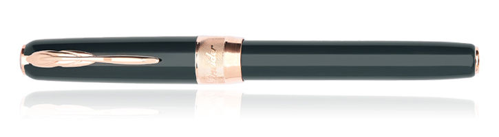 Green/Rose Gold trim Pineider La Grande Bellezza Classic Fountain Pens