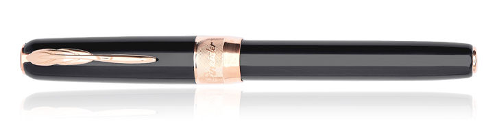 Black w/Rose Gold trim Pineider La Grande Bellezza Classic Rollerball Pens