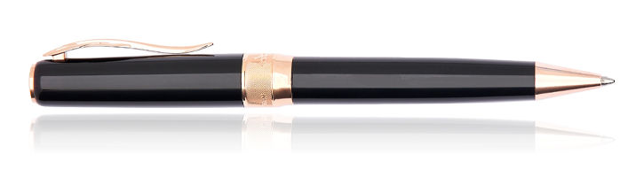 Black w/Rose Gold trim Pineider La Grande Bellezza Classic Ballpoint Pens