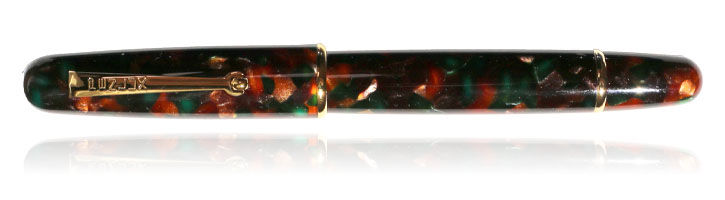 Maple Green 18K nib Penlux Limited Edition Elite Celluloid Fountain Pens