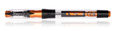 Pineider Mistery Fast Filler Demo 14kt nib Fountain Pens in Orange/Black trim