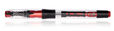 Pineider Mistery Fast Filler Demo 14kt nib Fountain Pens in Red/Black trim