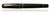 Delta Duna Matte Black Rollerball Pens in Matte Black / Rose Gold trim
