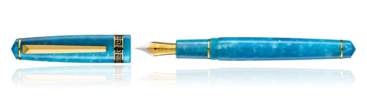 Sky Blue Laban Rosa Fountain Pens