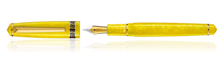 Sunny Yellow Laban Rosa Fountain Pens