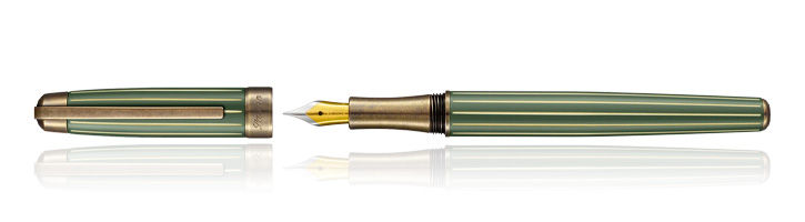 Green Laban Antique II Fountain Pens