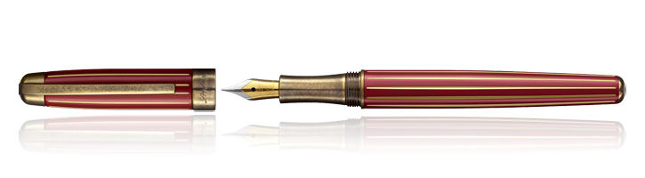 Red Laban Antique II Fountain Pens