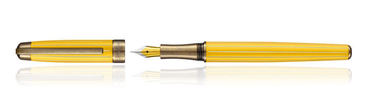 Yellow Laban Antique II Fountain Pens