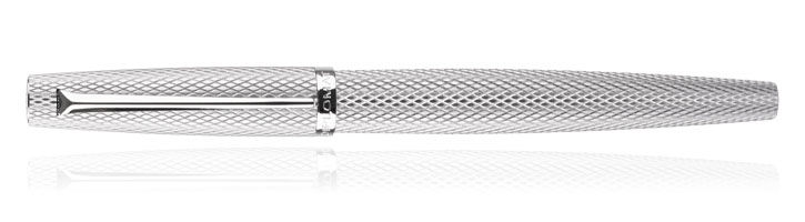 Silver Guilloche Diplomat Viper Fountain Pens