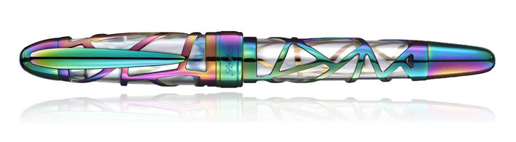 Rainbow Laban Skeleton Rollerball Pens