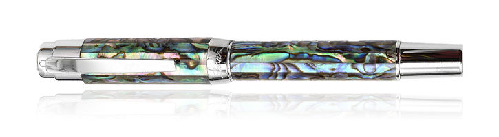 Abalone / Silver Laban Abalone Rollerball Pens