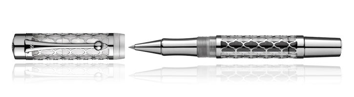 Silver Laban Flora Rollerball Pens