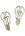 Pen Chalet Decorative Paper Clips Executive Gifts & Desk Accessories in Light Bulb