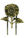 Pen Chalet Brass Page Holder Executive Gifts & Desk Accessories in Sunflower